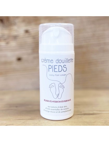 crème douillette pour les pieds