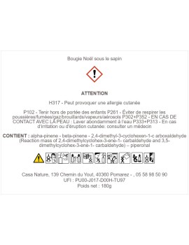 La bougie Luxe de Noël mon beau sapin