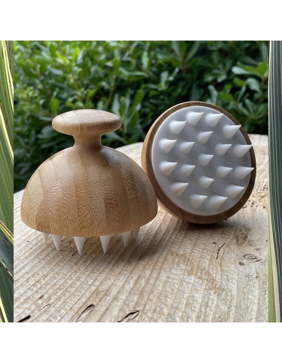 brosse de massage du cuir chevelu