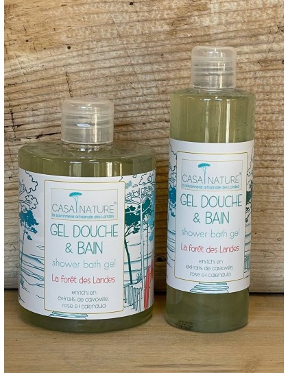 gel bain douche forêt des Landes