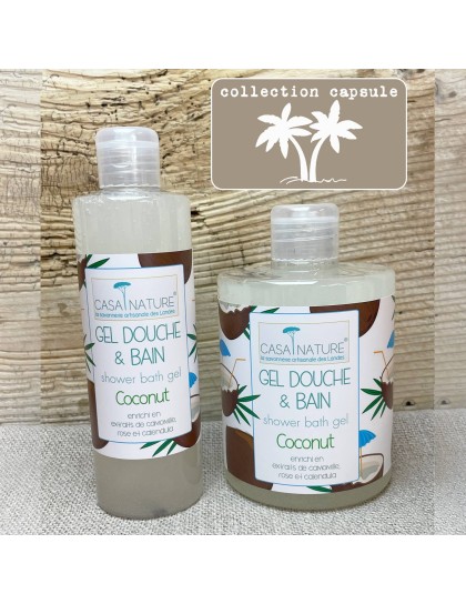 gel bain douche coconut