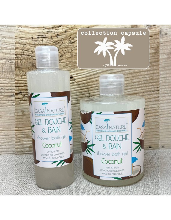 gel bain douche coconut