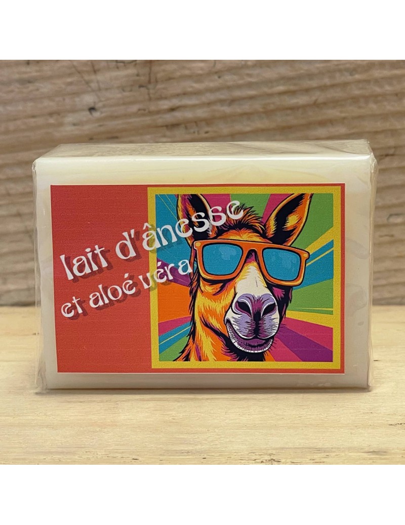 savon au lait d'ânesse frais et bio - parfum amande et lait