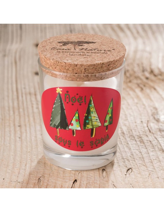 bougie tradition Noël sous le sapin