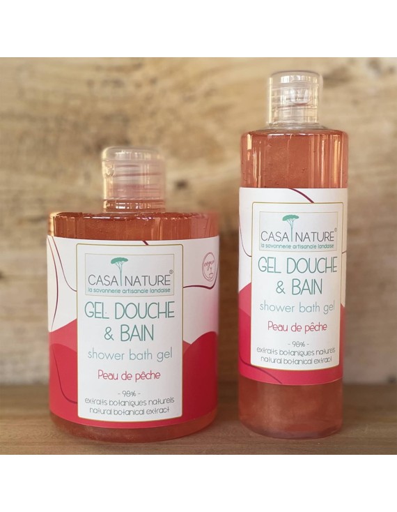 gel bain douche peau de pêche