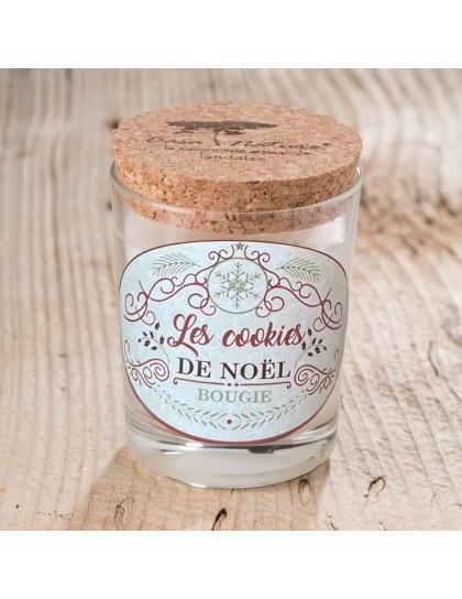 bougie tradition cookies de Noël